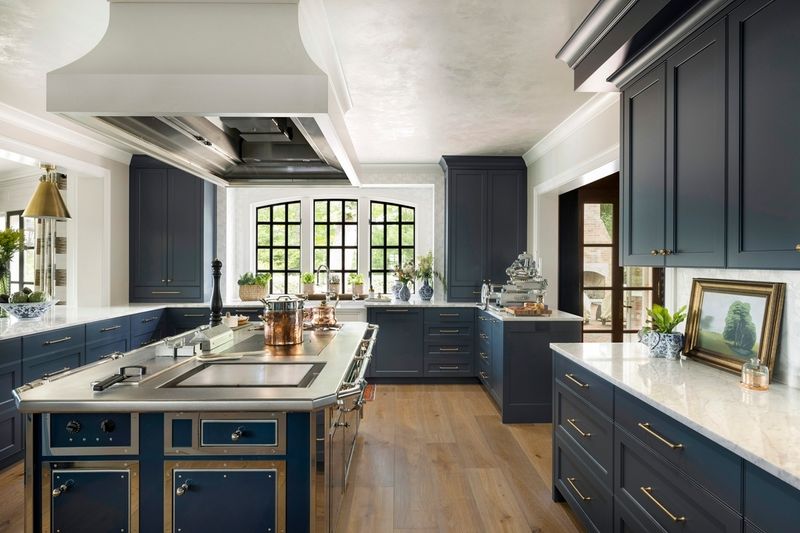 Top 12 Kitchen Colors America Loves Most! - Decor Hint Navy Blue