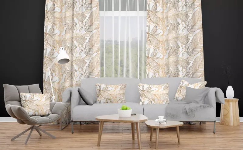 7 Curtain Colors Designers Say Are Officially Out Of Style In 2025 Projects + 7 They're Replacing Them With - Decor Hint In: Abstract Botanical Prints