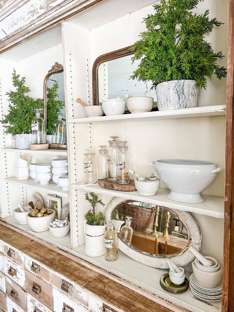 How To Achieve Country Chic Style In Your Kitchen: 17 Simple Tips - Decor Hint Embrace Open Shelving