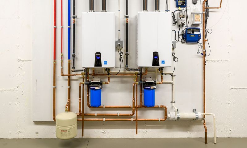 Installing tankless water heaters