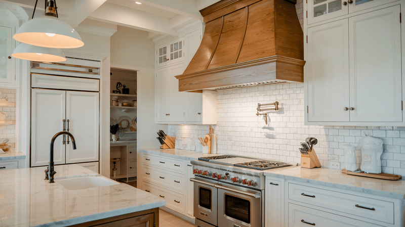 17 Retro Touches That Bring Back That Old-Fashioned Kitchen Warmth - Decor Hint Classic Range Hoods