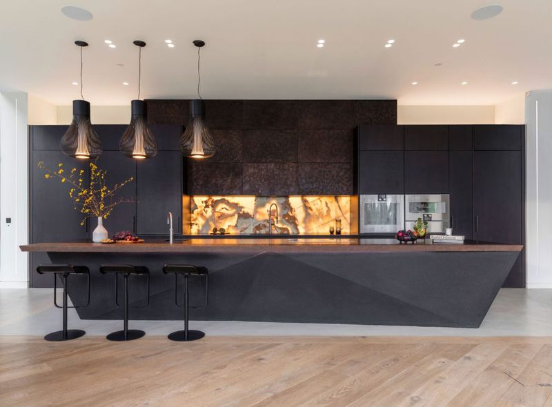 Backlit Onyx or Marble Features