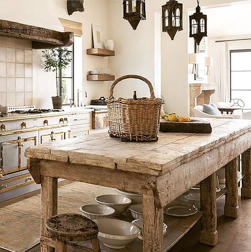 10 Ways Country Style Is Reinventing The Kitchen Scene In 2025 And 8 Additional Ideas You'll Fall For - Decor Hint Antique Furniture Repurposed As Islands