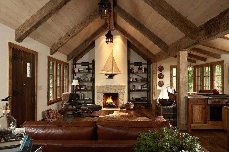Exposed Wood Beams