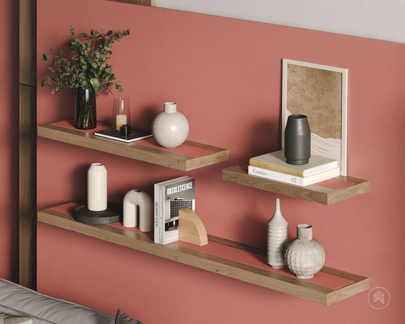 21 Clever Ways To Update Your Living Room Without Replacing The Furniture - Decor Hint Add Floating Shelves