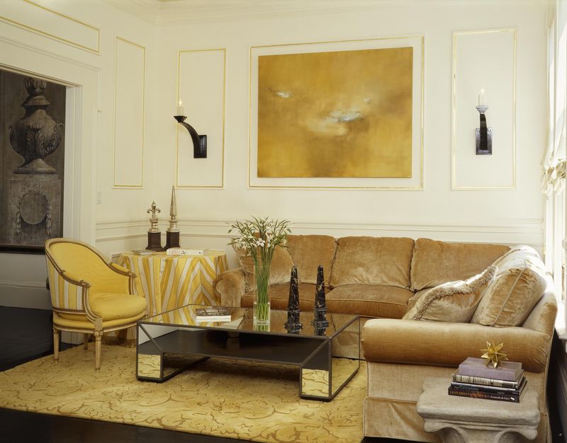 9 Couch Colors That Don't Fit The Minnesota Vibe, And 9 That Totally Do - Decor Hint Metallic Gold: Too Flashy For Our Humble Heritage