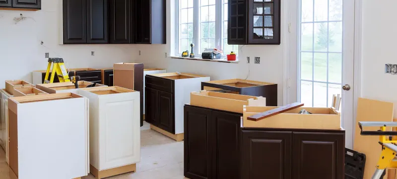 22 Design Moves New Yorkers Use To Modernize Wood Cabinets Before Painting - Decor Hint Applying Wood Veneer Overlays