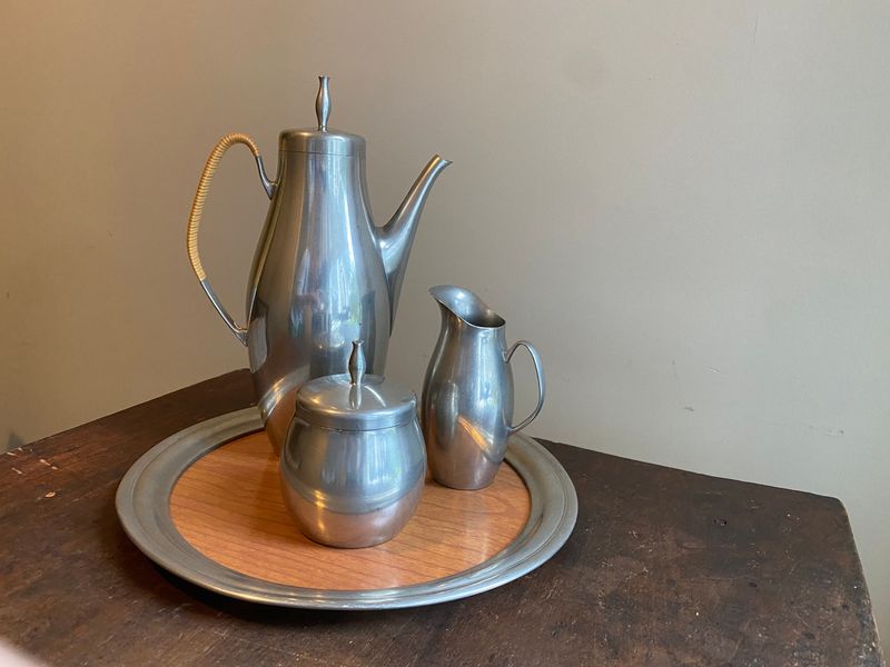 Pewter And Tin Decorative Ware