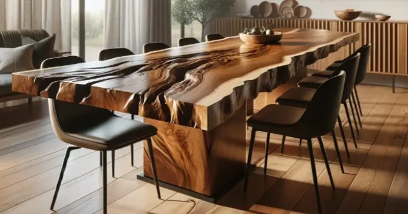 11 Timeless Decorating Trends From Idaho Homes That Blend Rustic And Elegant - Decor Hint Handcrafted Wooden Dining Tables