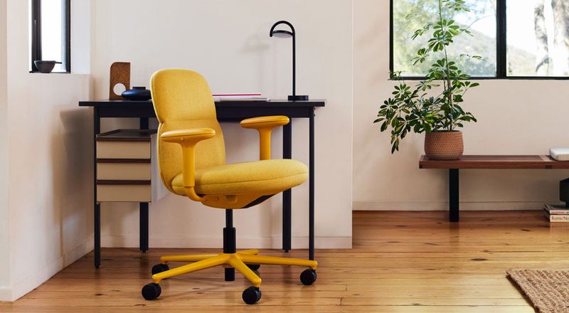 Forget Red, 'Unexpected Yellow' Is Stealing The Spotlight In Interior Design - Decor Hint Marigold Yellow Home Offices Boost Creativity And Focus
