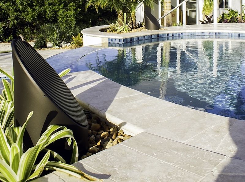 37 Stylish Poolside Designs That Make Everyday Feel Like Vacation - Decor Hint Smart Poolside Audio System