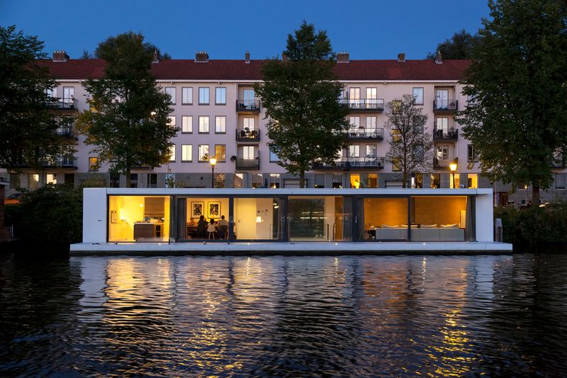 11 Stunning Self-Build Homes Around The World - Decor Hint Watervilla Omval – Amsterdam, Netherlands