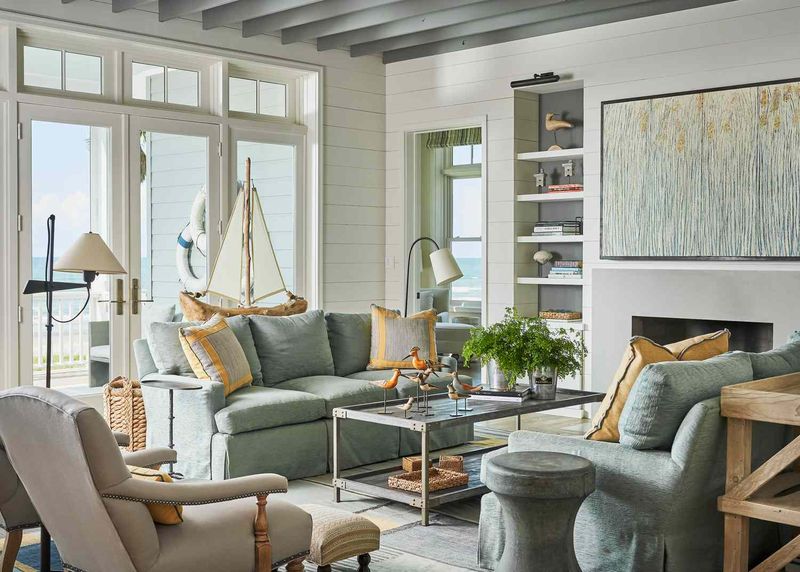 Blue And Sandy Beige Color Palettes