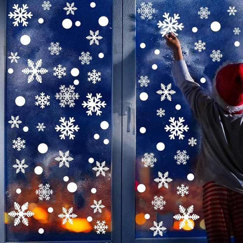Get Your Home Winter-Ready With These 15 Creative Decor Ideas - Decor Hint Frosted Window Clings