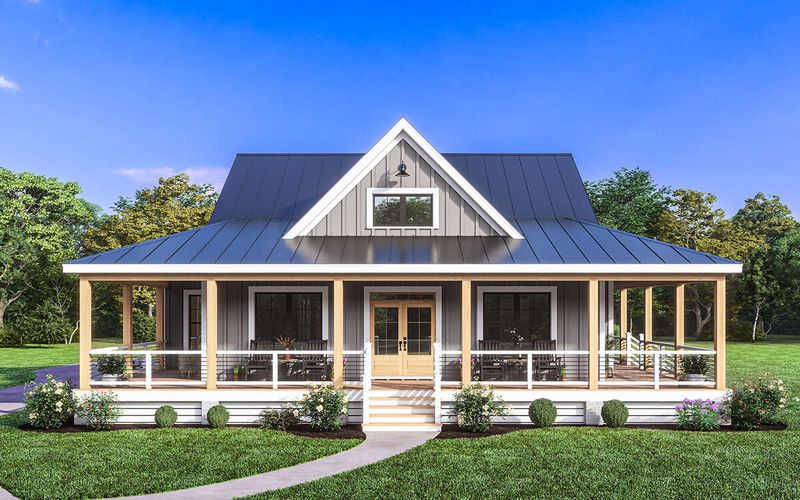 Modern Farmhouse Vibes: 11 Outdoor Looks Borrowed From 2025's Best Iowa Homes - Decor Hint Wraparound Porches