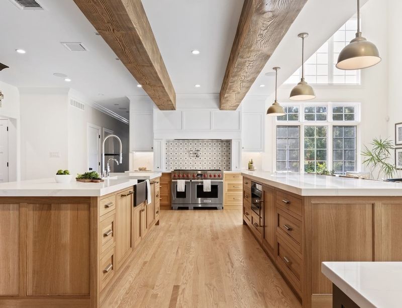 10 Ways Country Style Is Reinventing The Kitchen Scene In 2025 And 8 Additional Ideas You'll Fall For - Decor Hint Barnwood Ceiling Beams