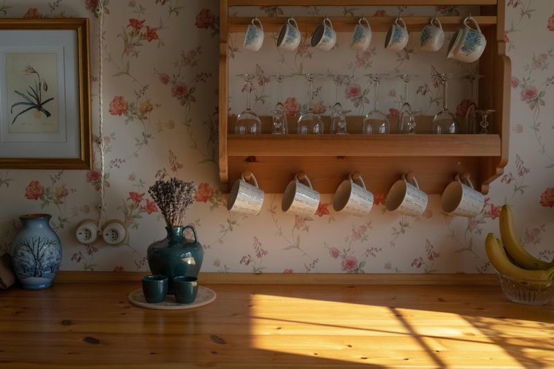 Floral-Patterned Wallpaper