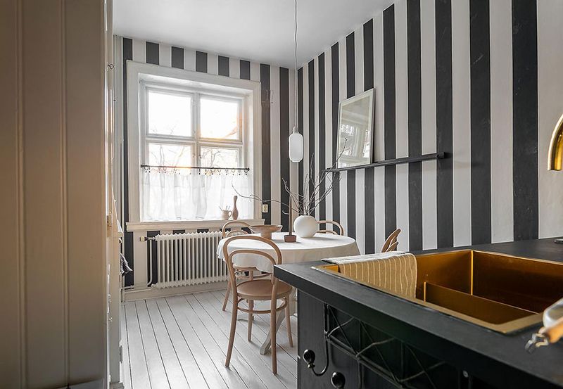 Striped Accent Wall