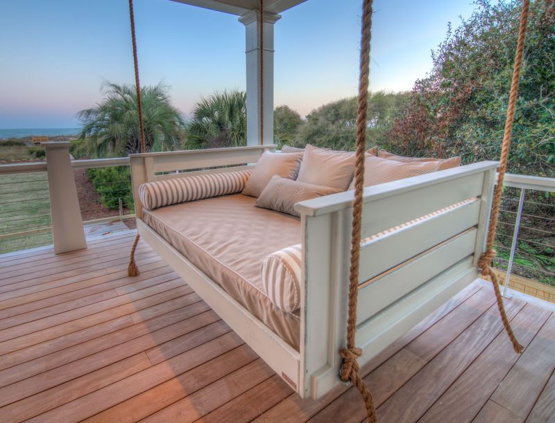 4 Southern-Chic Touches In Cary Homes That Are Trending Again (Plus 2 That Never Faded) - Decor Hint Vintage Porch Swings