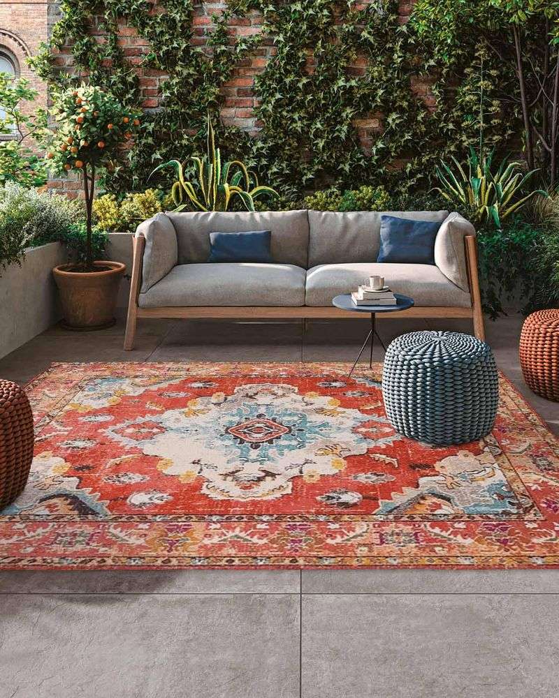Outdoor Rugs With Busy Prints