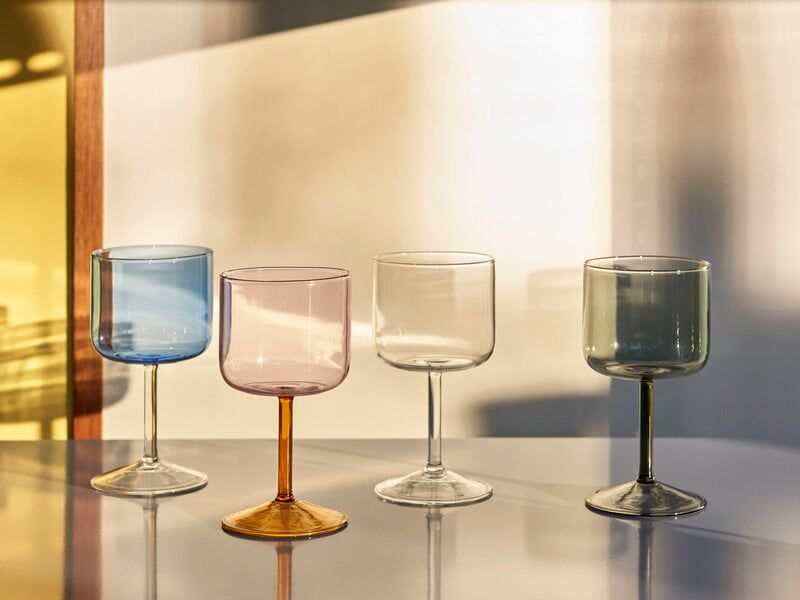 10 Retro Decor Pieces Gen Z In Carlisle Is Bringing Back With A Modern Twist - Decor Hint Glassware With Colored Tint