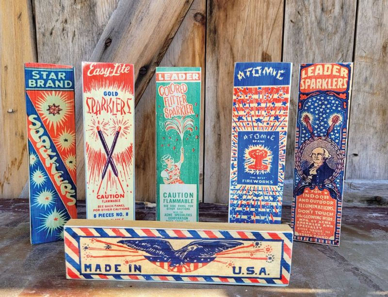 Vintage Fireworks Boxes