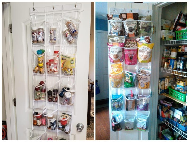 Over-the-Door Shoe Organizer for Pantry Items
