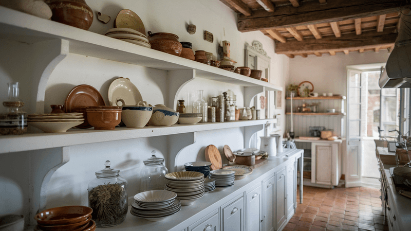 25 French Country Kitchens Designs To Inspire Your Space - Decor Hint Woven Basket Storage