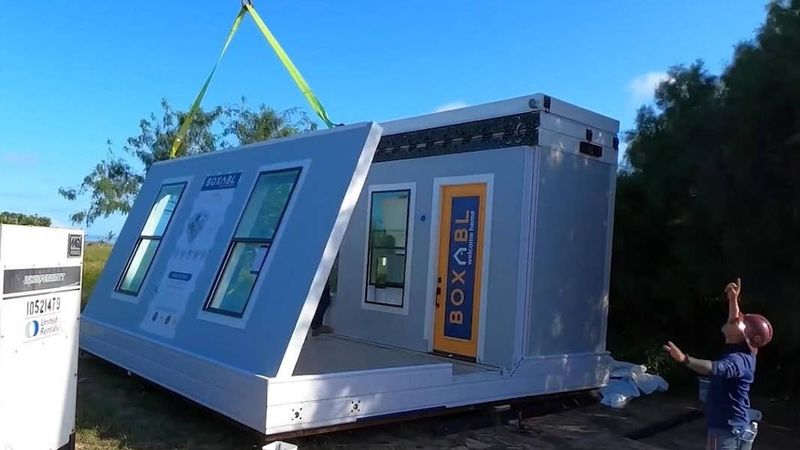 See Inside Foldable Tiny Houses That Cost $49,000 And Go Up In 8 Hours - Decor Hint Assembly Process