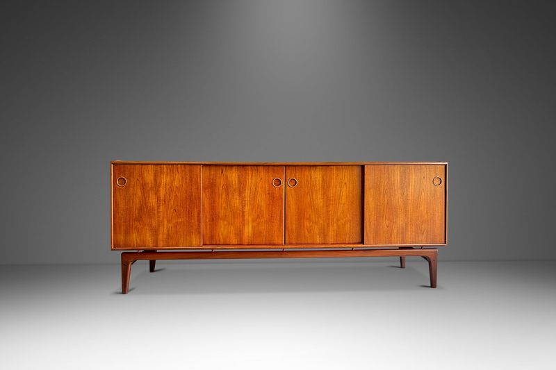 Mid-Century Modern Teak Credenzas