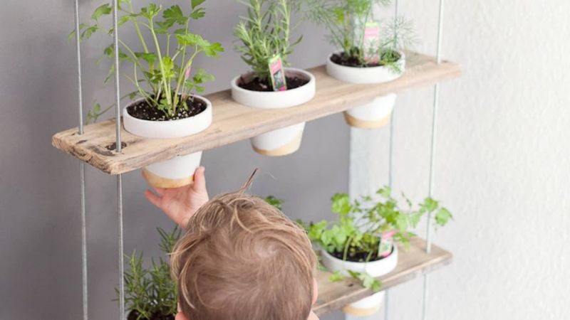 Easy Weekend Wins: What New York DIYers Are Creating - Decor Hint Vertical Herb Gardens For Tiny Kitchens