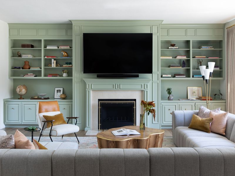 Media Rooms With Built-In Entertainment Centers