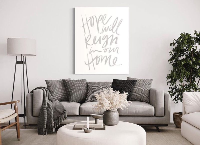 16 Home Accessories That Instantly Date Your Space - Decor Hint Word Art Wall Signs