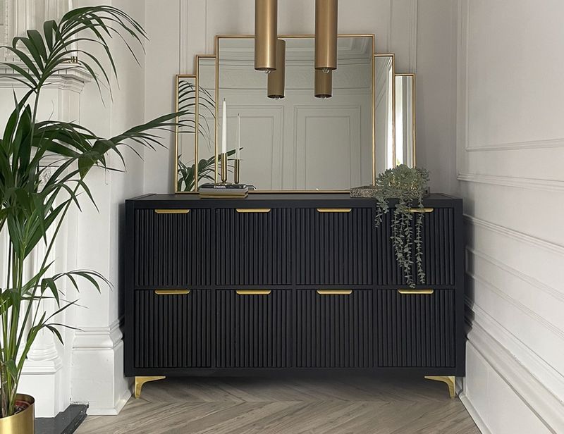 22 Clever IKEA Hacks That Don't Look Like IKEA At All - Decor Hint Luxe-Looking IKEA Cabinet Makeover