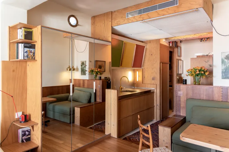15 Best Open-Concept Tiny Homes Designers Love - Decor Hint Mid-Century Modern Tiny Home