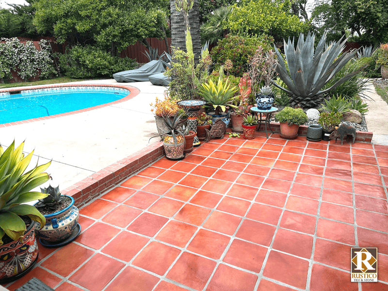 Saltillo Tile Or Concrete Flooring