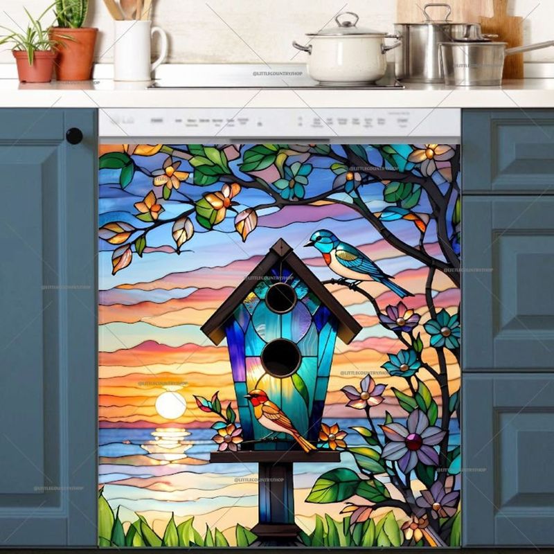 I’ve Seen These 10 Kitchen Looks Make A Comeback And 6 Others Deserve One - Decor Hint Stained Glass Cabinet Inserts