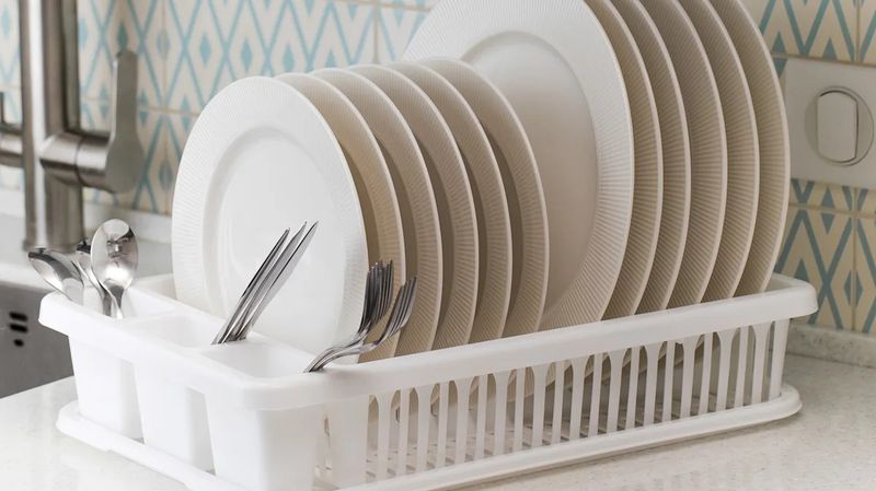 32 Things In Your Kitchen Illinois Designers Believe Diminish Your Home's Elegance - Decor Hint Plastic Dish Drying Racks