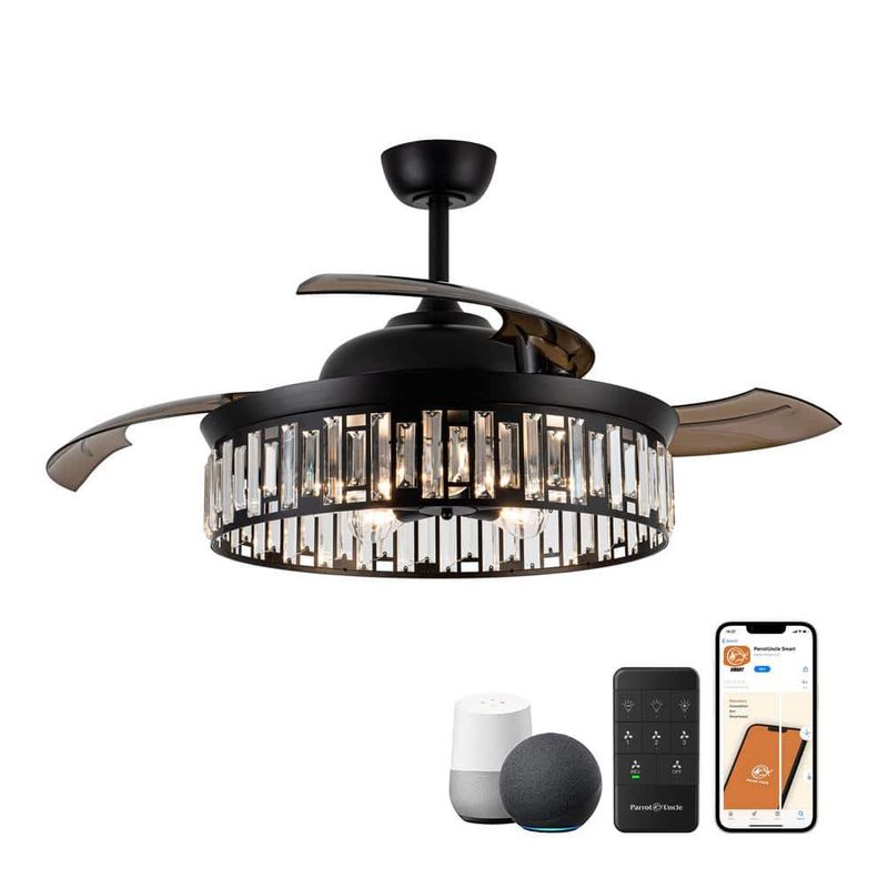 10 Reasons Fandeliers Are The Hottest Hybrid Lighting Trend Today - Decor Hint Integrated Smart-home Compatibility