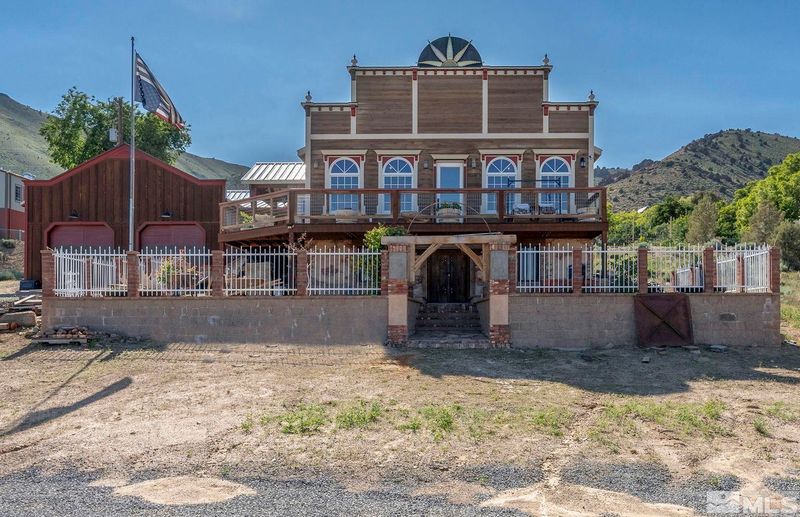 Western False Front: Mining Town Charm