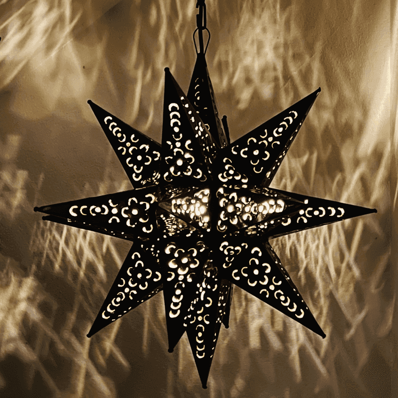 Punched Tin Lighting Fixtures