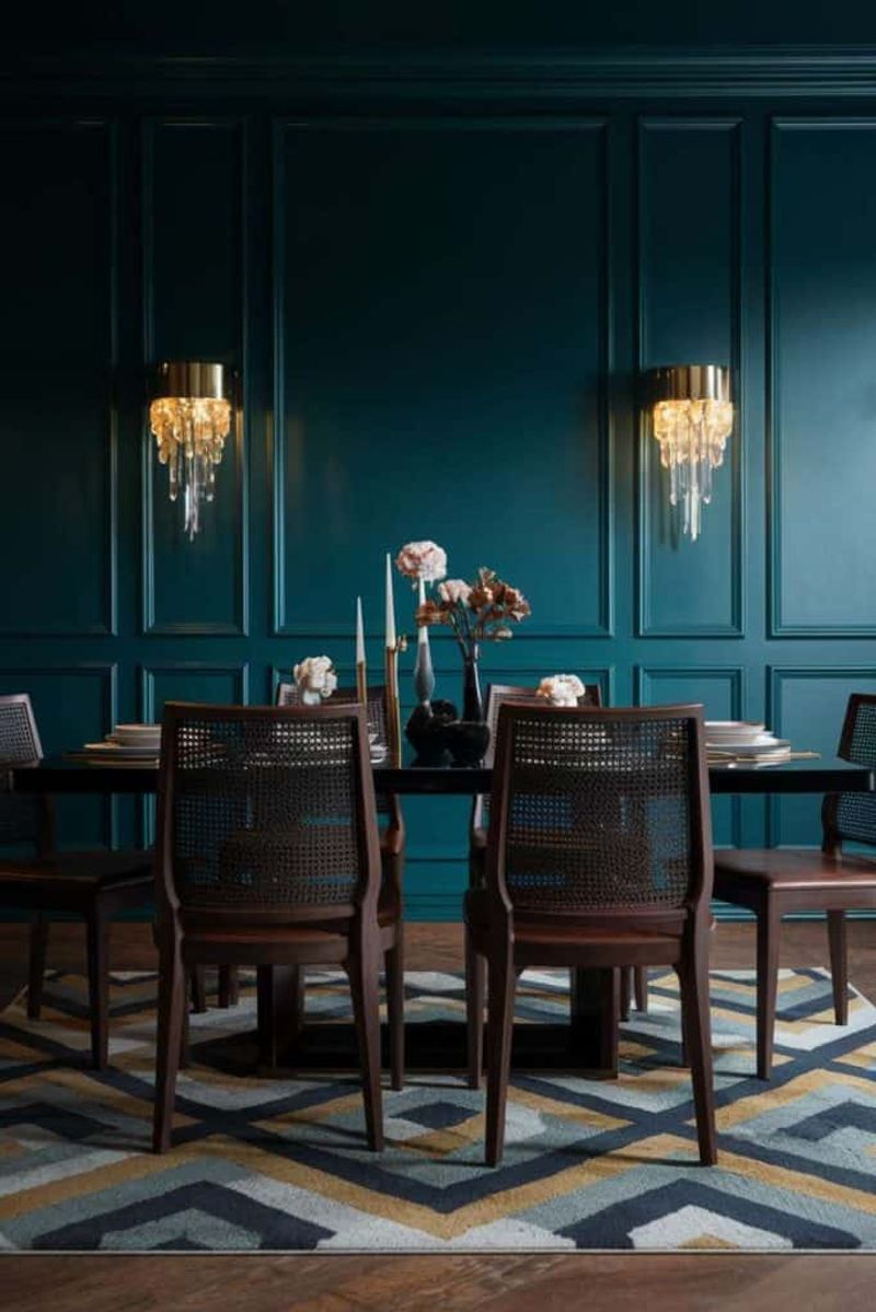 13 Dramatic Paint Colors That'll Bring Your Home To Life - Decor Hint Moody Teal