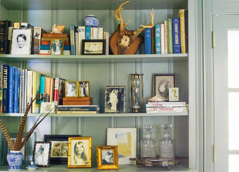 22 Home Offenses That Give Designers Instant Heartburn When They Walk Into Someone's Home - Decor Hint Too Many Family Photos On Display