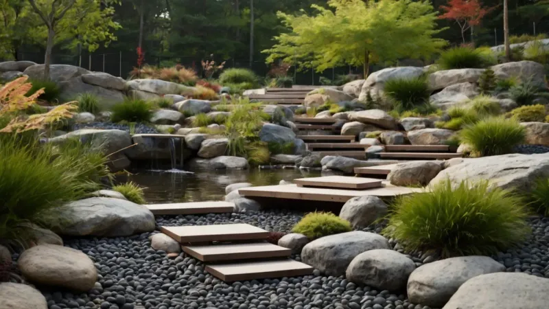 21 Sustainable Front Yard Landscaping Ideas With Rocks And Mulch - Decor Hint Zen Garden Pathways
