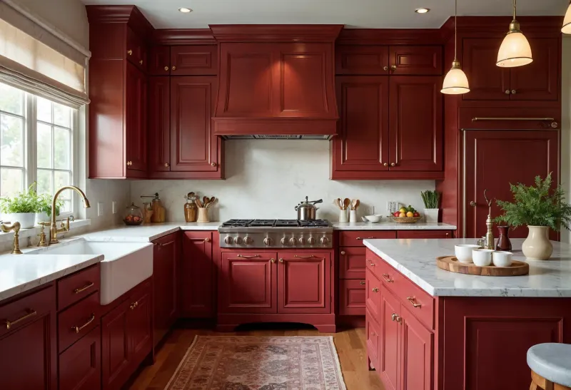 6 Kitchen Colors That Are Out In Antioch - And 3 That Were Always A Hard Sell - Decor Hint Cherry Red Accents