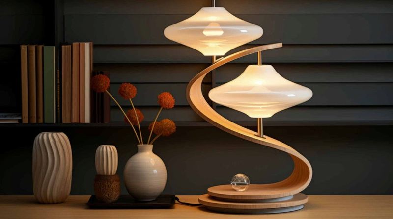 Sculptural Table Lamps