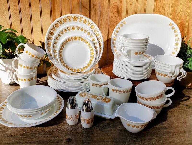 Patterned Corelle Dishware