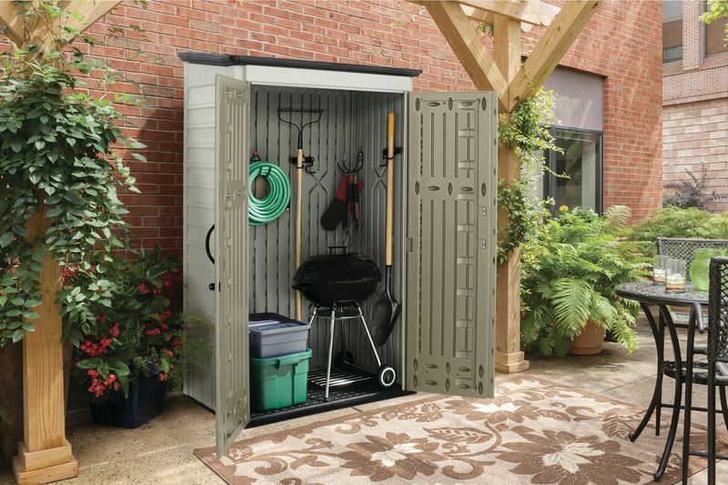 14 Clever Storage Tricks For Cleaning Up Your Backyard - Decor Hint Outdoor Storage Cabinets