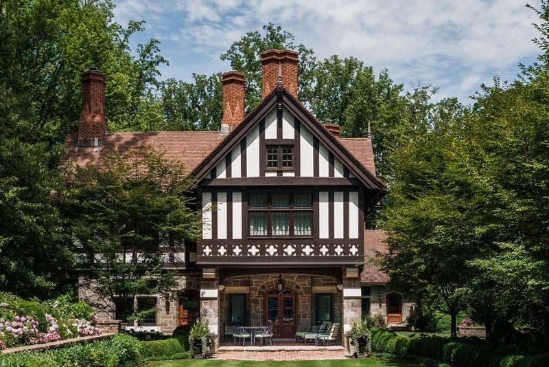 Tudor Revivals With Faux Half-Timbering