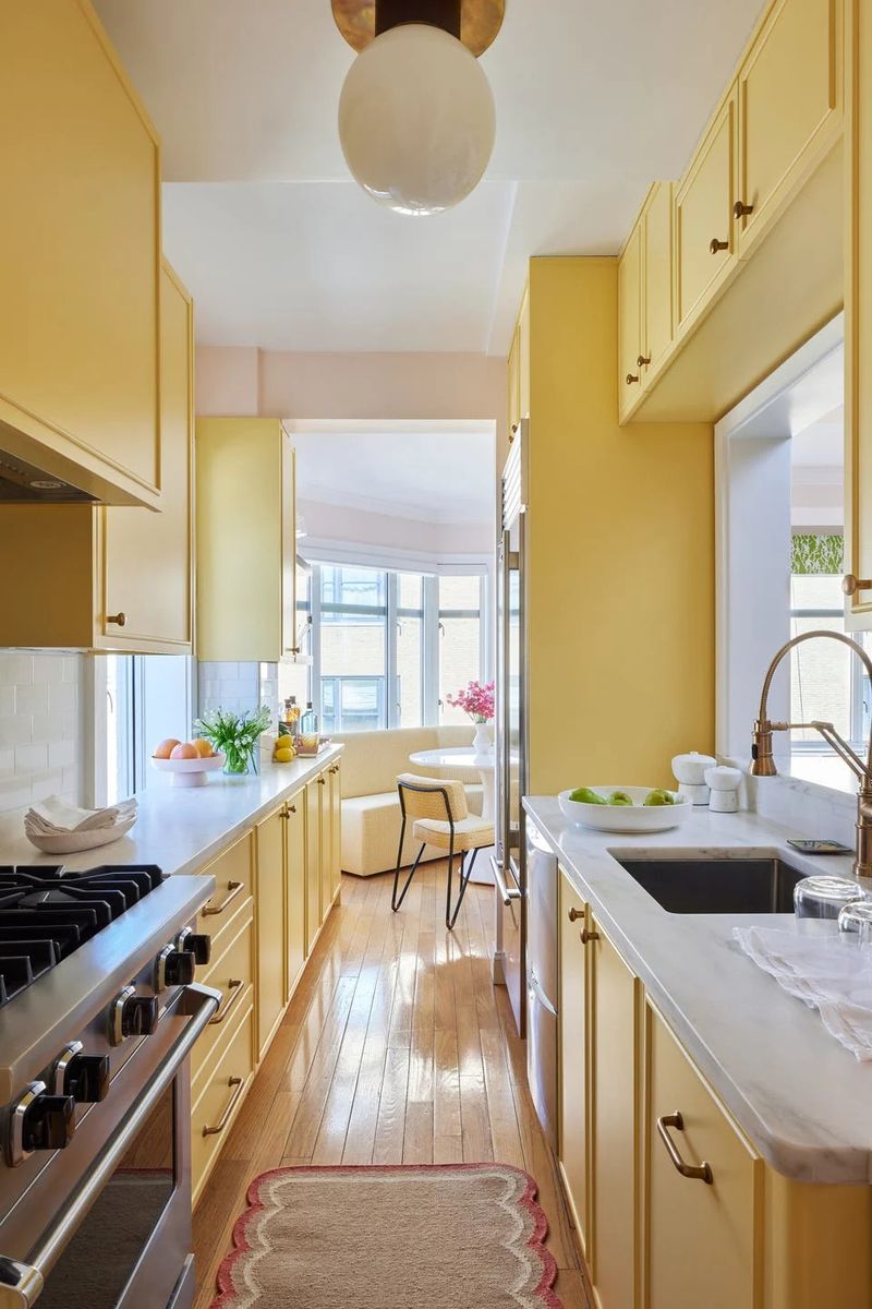 10 Designer-Approved Kitchen Cabinet Color Ideas Plus 10 Colors To Avoid - Decor Hint Sunshine Yellow